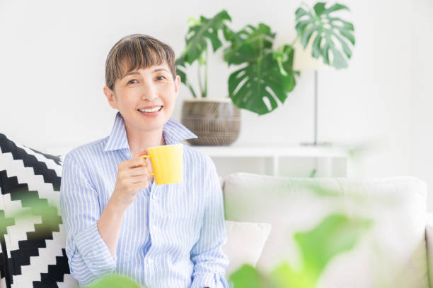 istock senior age woman who drink coffee 1324969916
