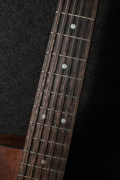 istock Close-Up Acoustic guitar with brown body 1324976299