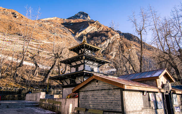 muktinath-tempel - muktinath stock-fotos und bilder