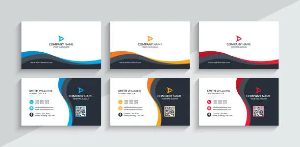 Vector illustration of Creative And Modern Business Card Template