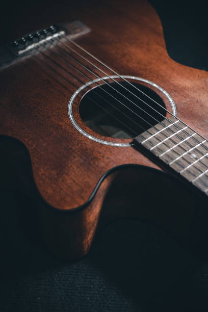 istock Close-Up Acoustic guitar in low light 1324987575
