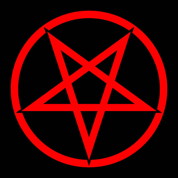 istock Ancient pagan symbol of the pentagram 1324994163
