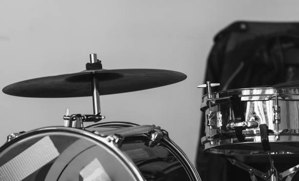 istock Live music background, acoustic drum set. Closeup 1325003005