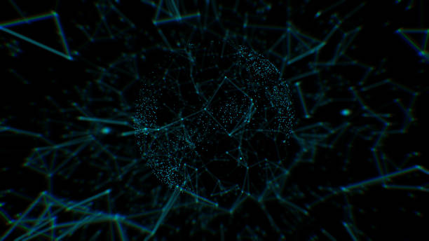istock Futuristic Technology. Graphic Background. Business and Technology Network 1325004374