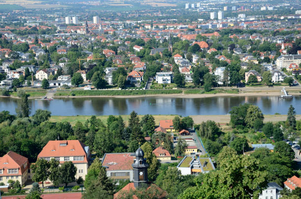 istock Dresden cityscape with Elbe River 1325010345