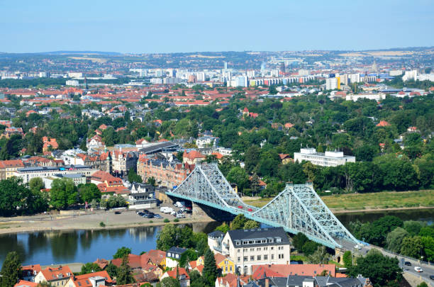 istock Dresden cityscape with Elbe River 1325010381