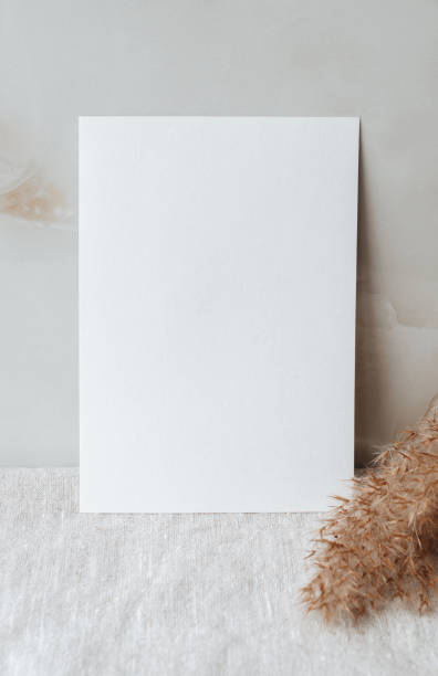 istock Mock up blank on table. Gray linen tablecloth fabric background. home office decor. With copy space. 1325017681