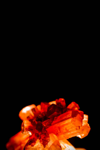 istock Close-up Aragonite orange and red 1325020572