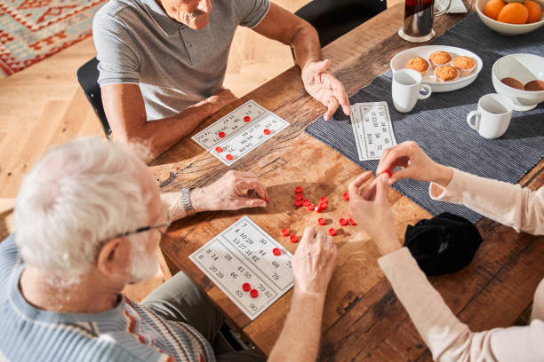 istock Elderly people playing at the bingo together 1325035911