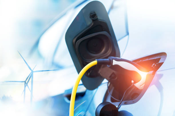 istock Charging an electric car with electricity from wind energy 1325037190