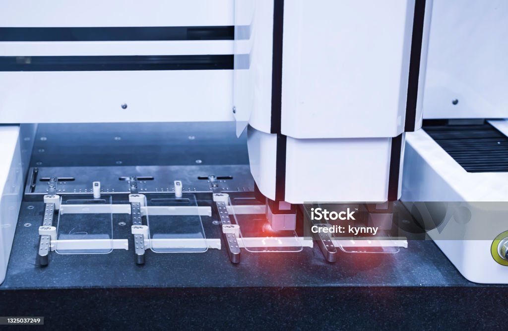 Automatic Camera Sensor Machine Artificial Intelligence Machine With Camera Sensor Stock Photo ...
