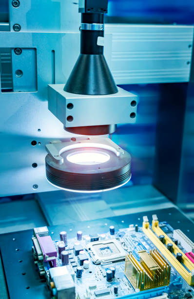 Vision measuring instrument inspecting PCB circuit board