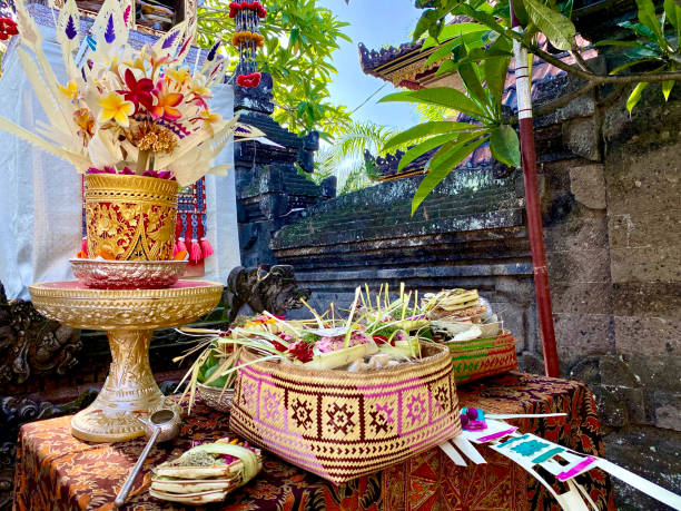 istock Balinese Ceremonial Offerings 1325043527