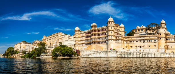 istock Udaipur City Palace view. Udaipur, India 1325044966