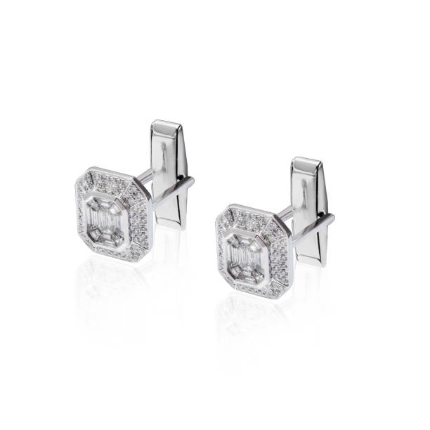 cufflinks with diamonds cufflinks with diamonds cufflink stock pictures, royalty-free photos & images