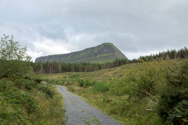 Benbulben Mountain, Benbulben Benbulben mount is a large flat-topped rock formation in County Sligo, Ireland. ben bulben stock pictures, royalty-free photos & images