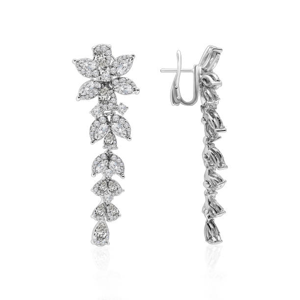 diamond earrings diamond earrings diamond earring stock pictures, royalty-free photos & images