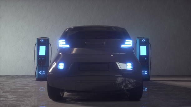 istock Charge station for electric cars. 3d rendering 1325063419