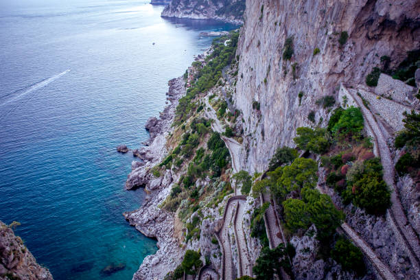 istock Via Krupp i, Capri island, italy 1325064051