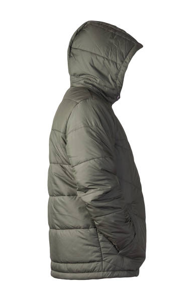 istock Men's jacket in a hood isolated on a white background. Windbreaker jacket 1325065238