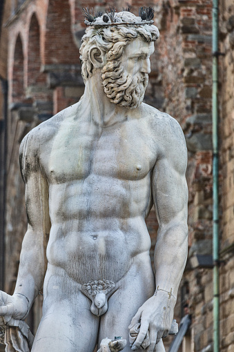 Sculptures in Piazza della Signoria of Florence