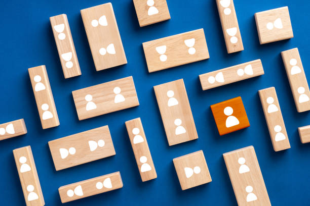 istock Business & HR icon on colorful jigsaw puzzle 1325067105