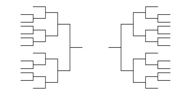 スポーツトーナメントブラケット選手権テンプレート - playoffs点のイラスト素材／クリップアート素材／マンガ素材／アイコン素材