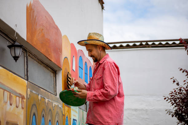 istock This shade will blend so nicely with the other colors on the mural 1325073025