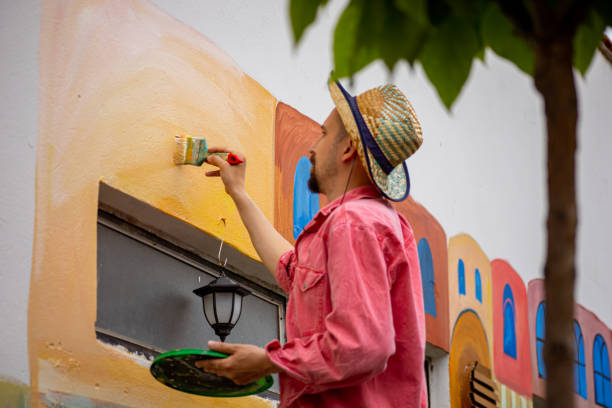 istock Creativity is what makes him the best mural artist 1325073316