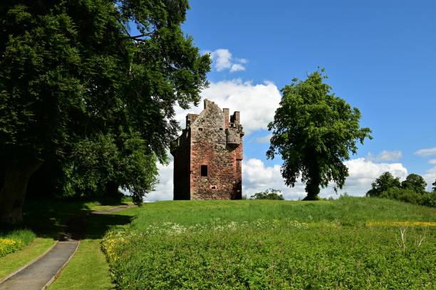 istock Landmarks of Scotland - Greenknowe Tower 1325082215
