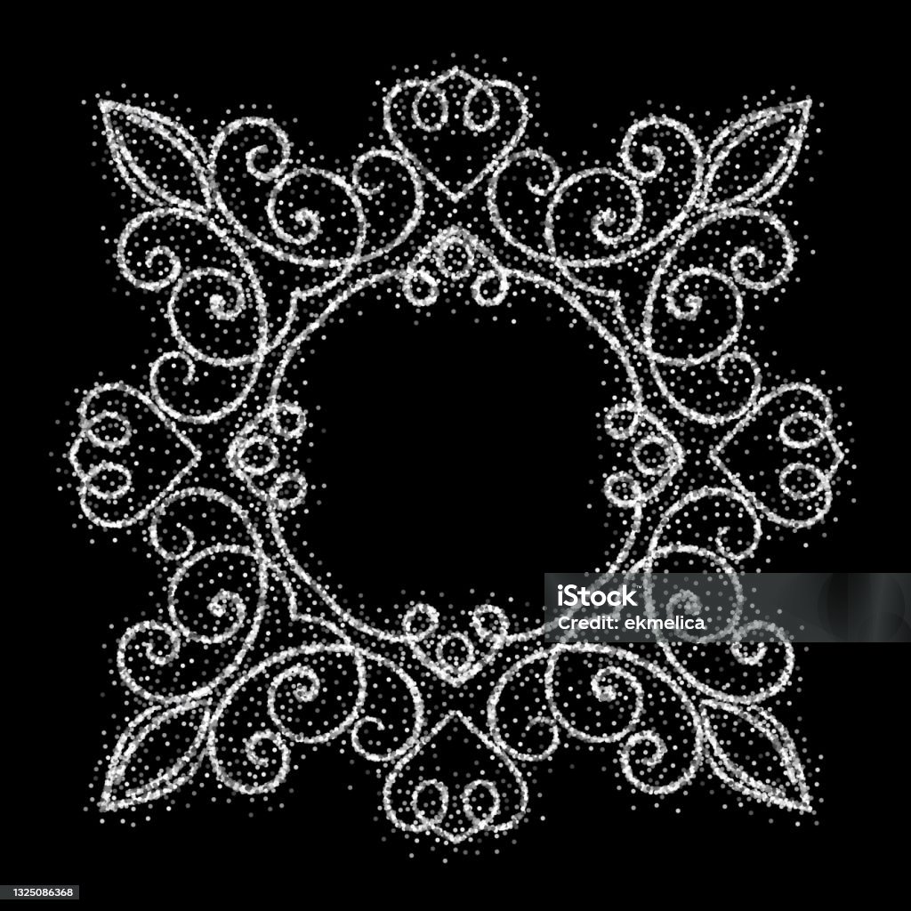 Retro Shiny Frame Or Border Vector Illustration Stock Illustration ...
