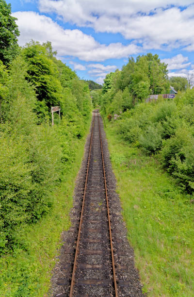 istock Railway tracks - summer landscape - Beamish Village 1325087580