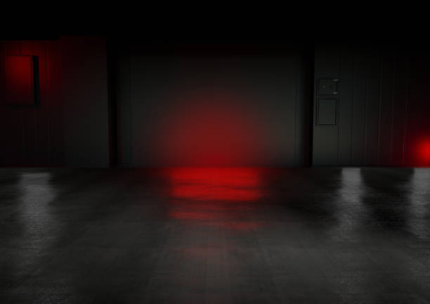 istock Luxury Garage and polish cement floor. 1325087623
