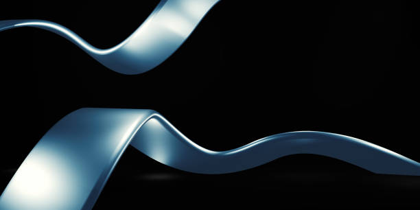 istock bright metallic ribbon sparkling glitter black background 3d illustration 1325087669