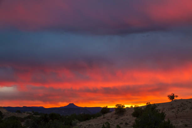 istock colorful sunset over New Mexico desert 1325090479