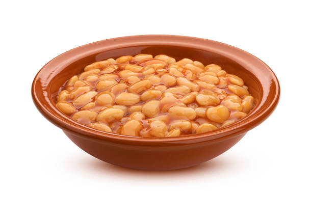 istock Baked beans in tomato sauce isolated on white background 1325090772