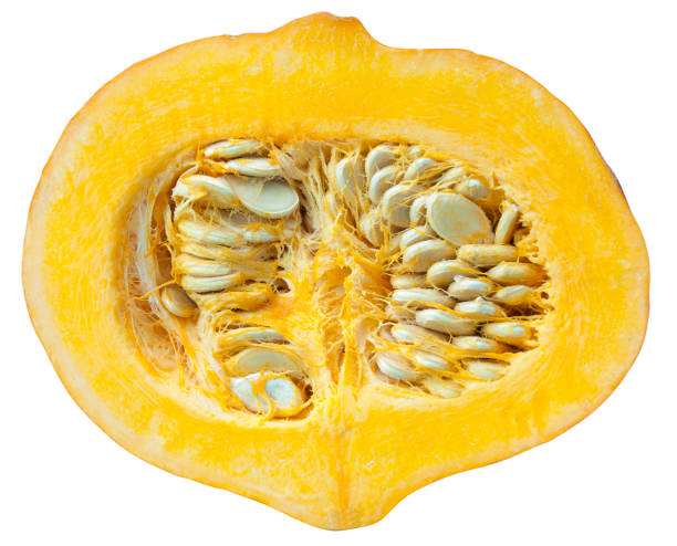 istock Hokkaido pumpkin isolated on white background. 1325091687