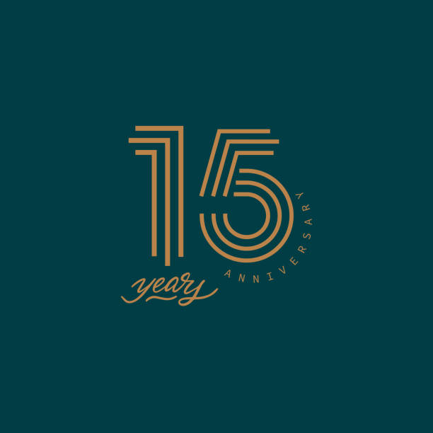 400+ Happy 15th Anniversary Stock Illustrations, Royalty-Free