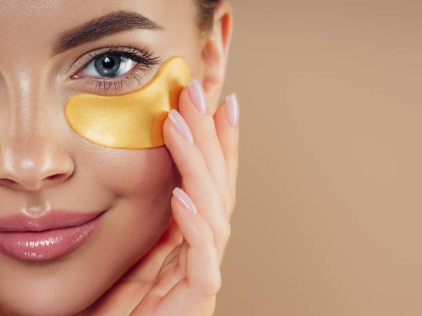 istock Woman with eye patches under her eyes 1325097912