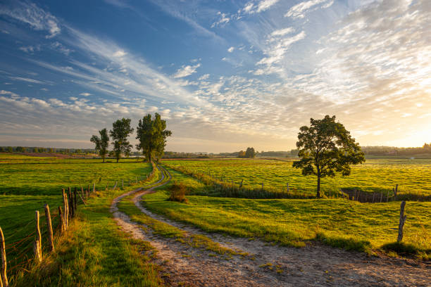 istock A beautiful countryside landscape at sunrise 1325104822