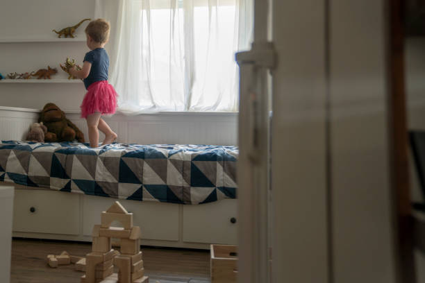 istock Young child wearing a tutu 1325106345