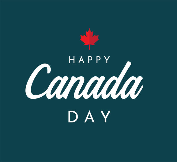 Canada Day card. Vector Canada Day card. Vector illustration. EPS10 canada day poster stock illustrations