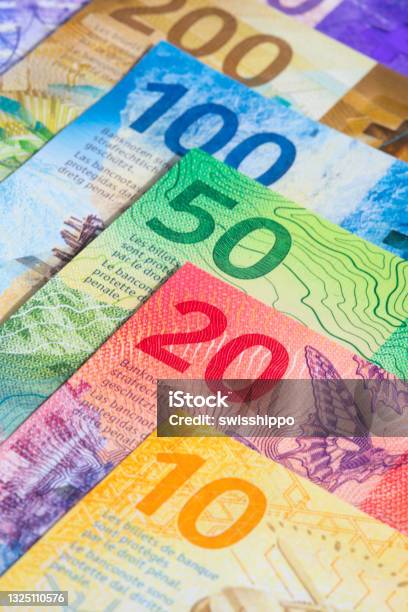 Swiss Francs Stock Photo - Download Image Now - Switzerland, Swiss Currency, Currency