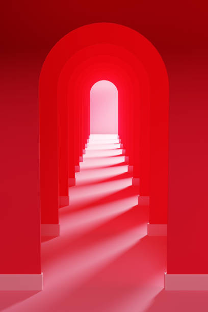 istock Bright 3D illustration of arches 1325112017