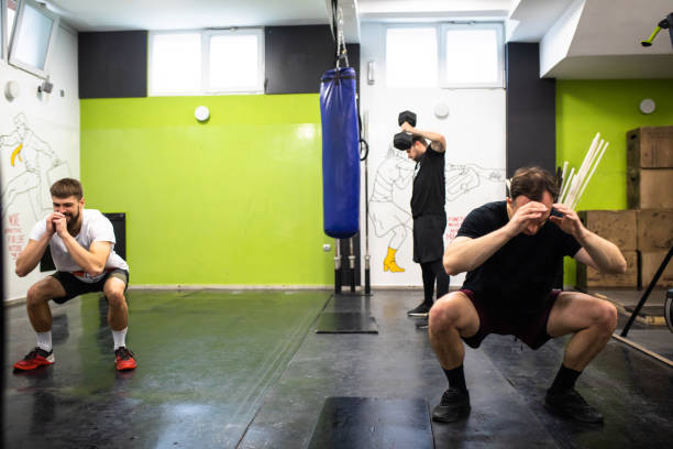 istock Working out at the gym 1325121086