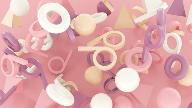 istock Background of Colored Geometric Shapes 1325122054