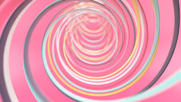 istock Background with a Colorful 3d Spiral 1325122073