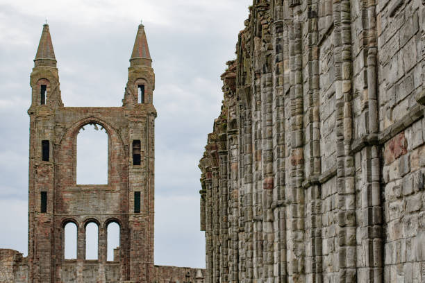 Remained wall and main facade from the church ruins