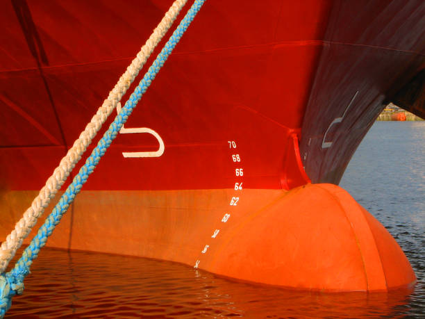 istock Displacement Markings on Ship at Galway Port 1325143755