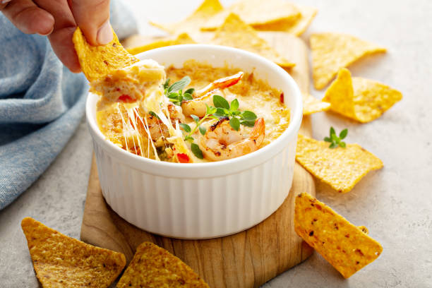 istock Spicy seafood dip in a ramekin 1325147262